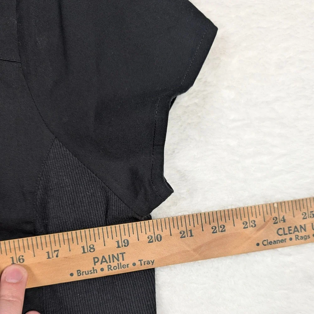 Harley Davidson Womens XL Black Full Zip Lace Up Back Skull Top Biker Spellout - Picture 6 of 9